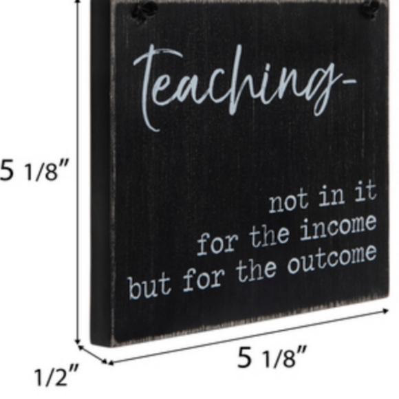 Beautiful Teaching Wood Decor - Picture 2 of 2